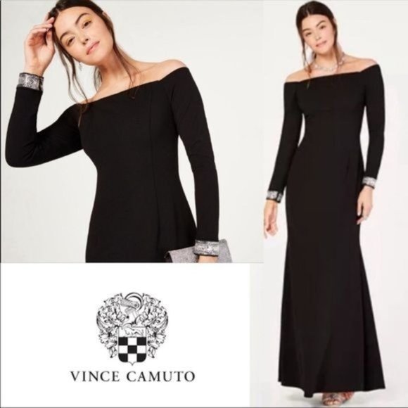 NWT Vince Camuto dress gown embellished size 2 - Picture 6 of 6